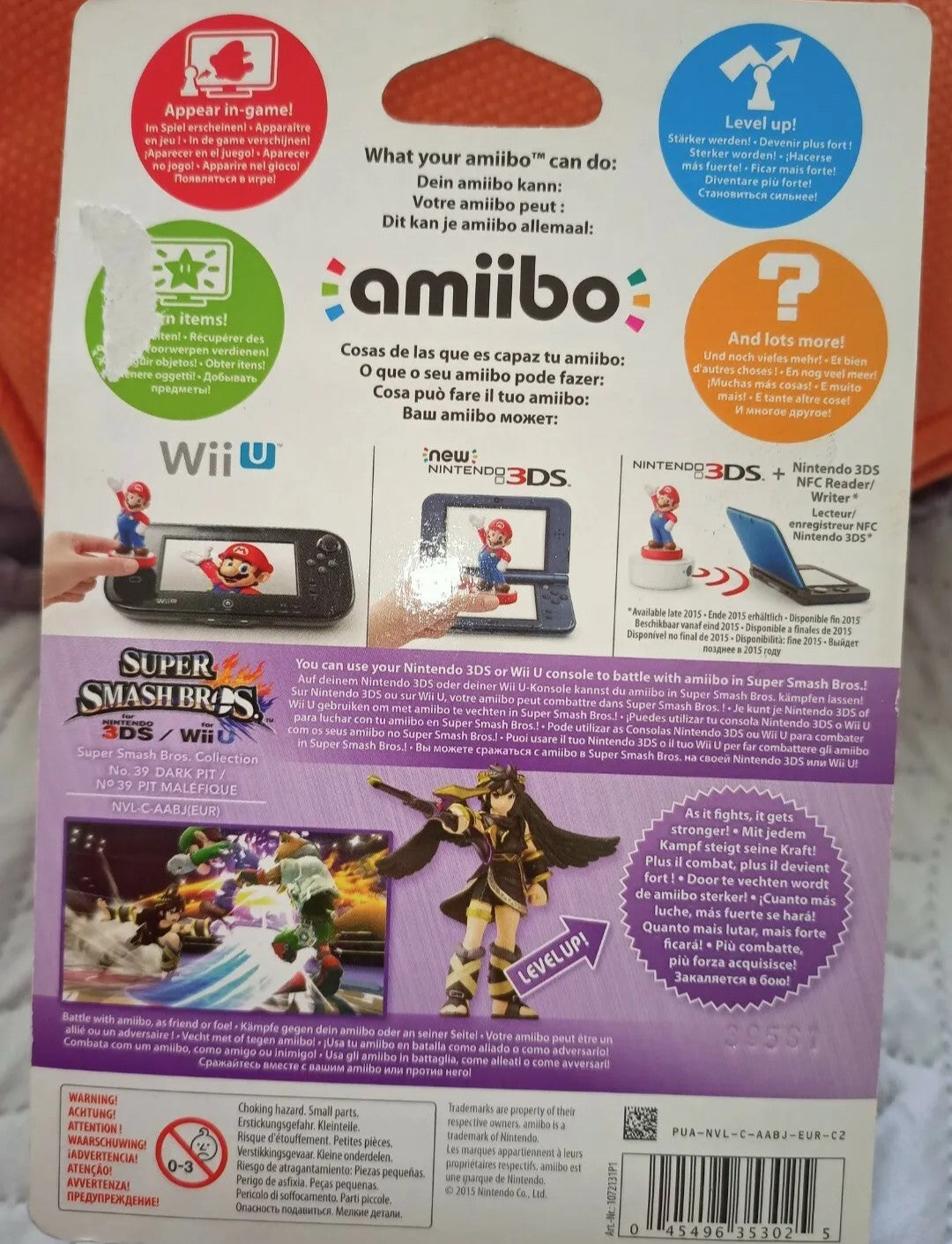 Amiibo per Nintendo Wii Dark Pit n. 39 della serie Super Smash Bros. Collection