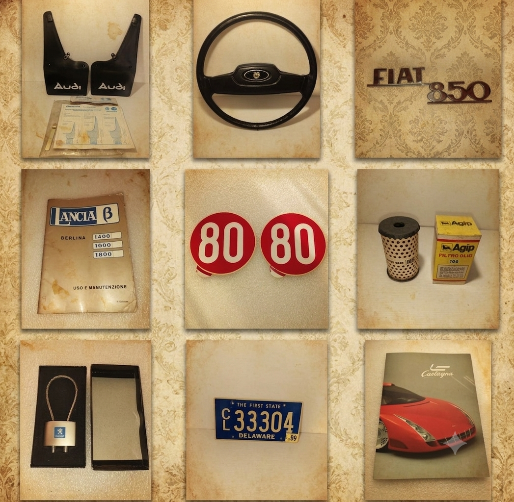 Auto, moto, veicoli d'epoca, accessori, parti di ricambio, gadget