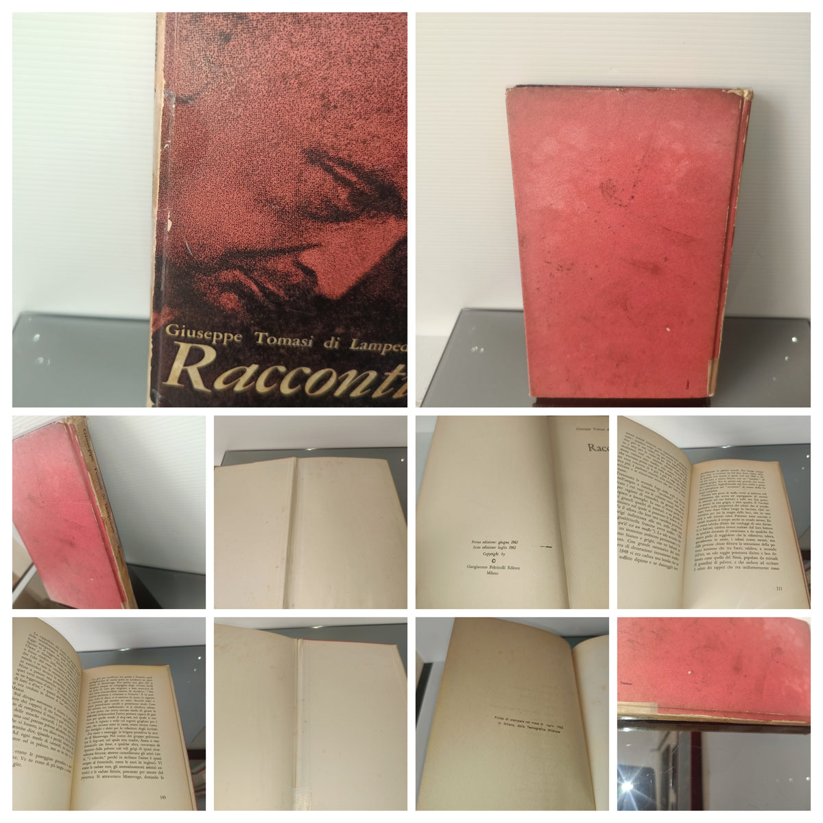 Racconti Giuseppe Tomasi Di Lampedusa .
Edito nel 1962 da Feltrinelli .
Sesta edizione.