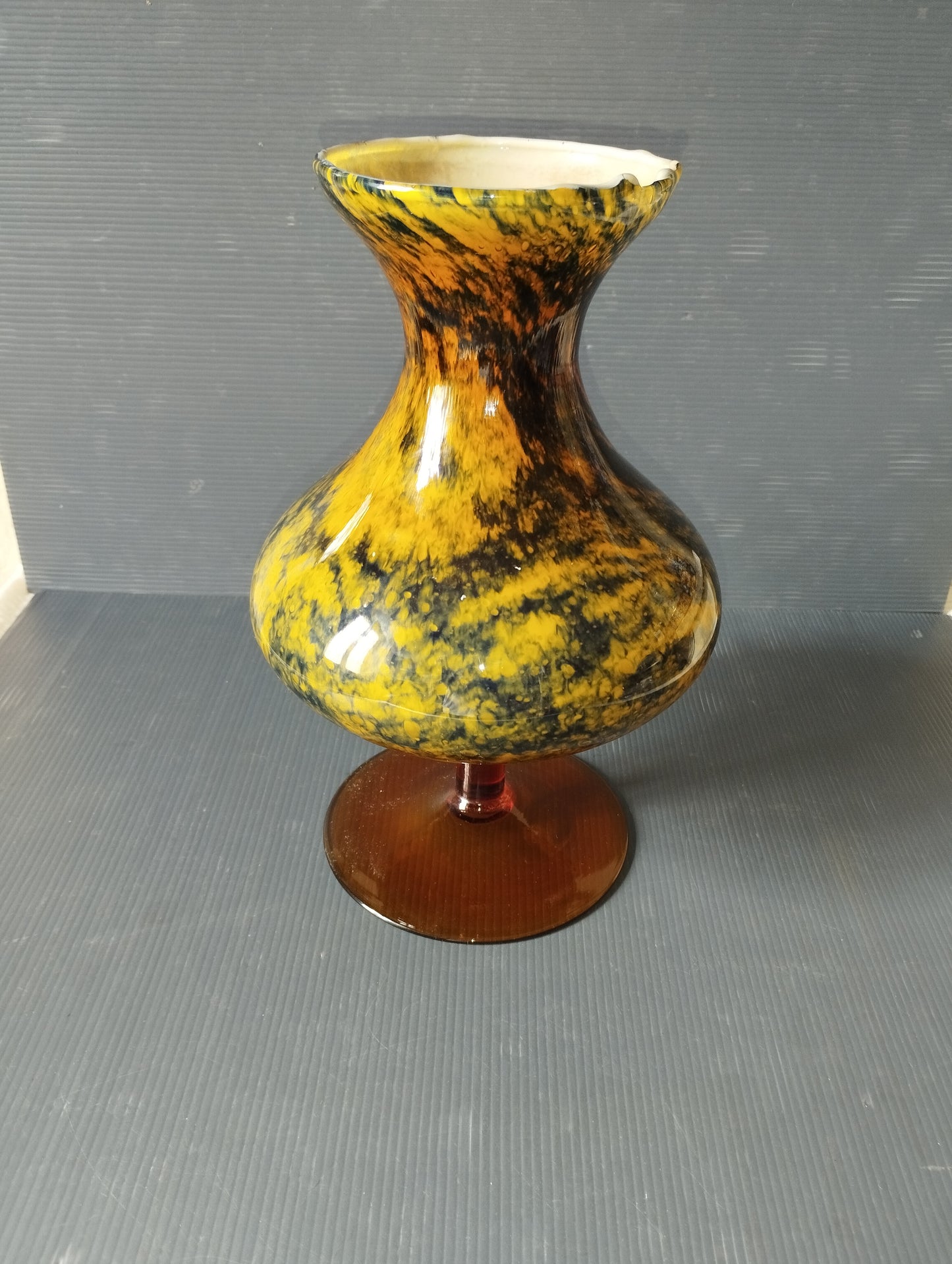 Antique glass vase