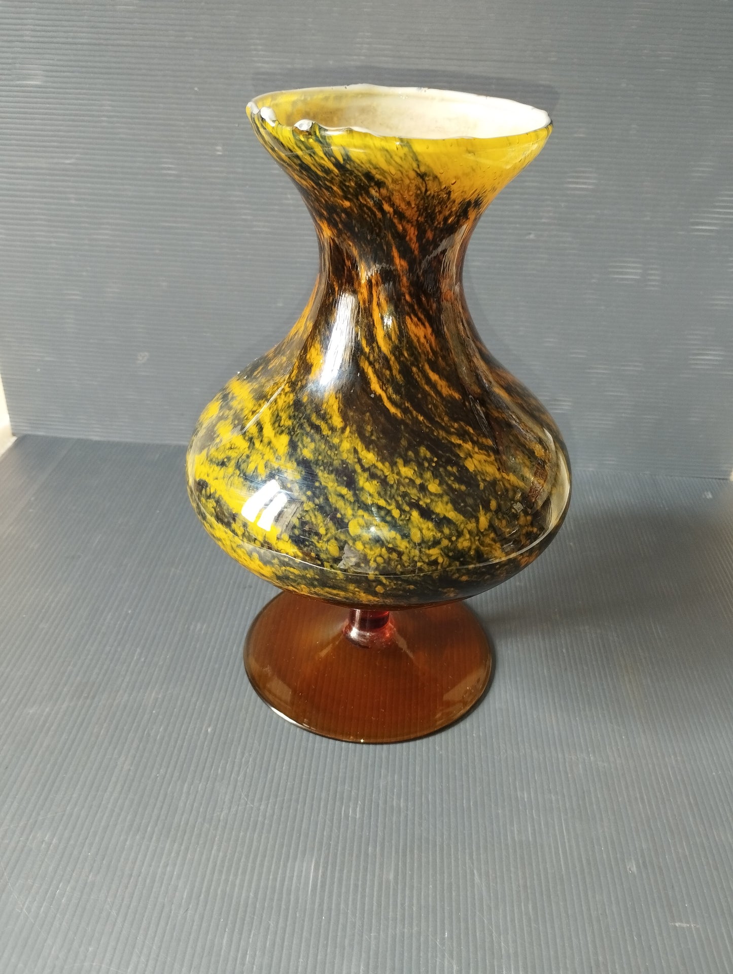 Antique glass vase