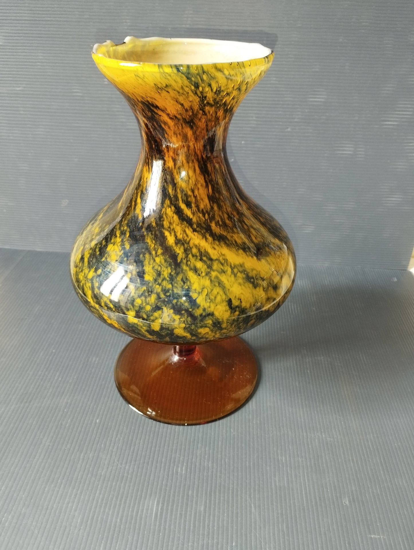 Antique glass vase