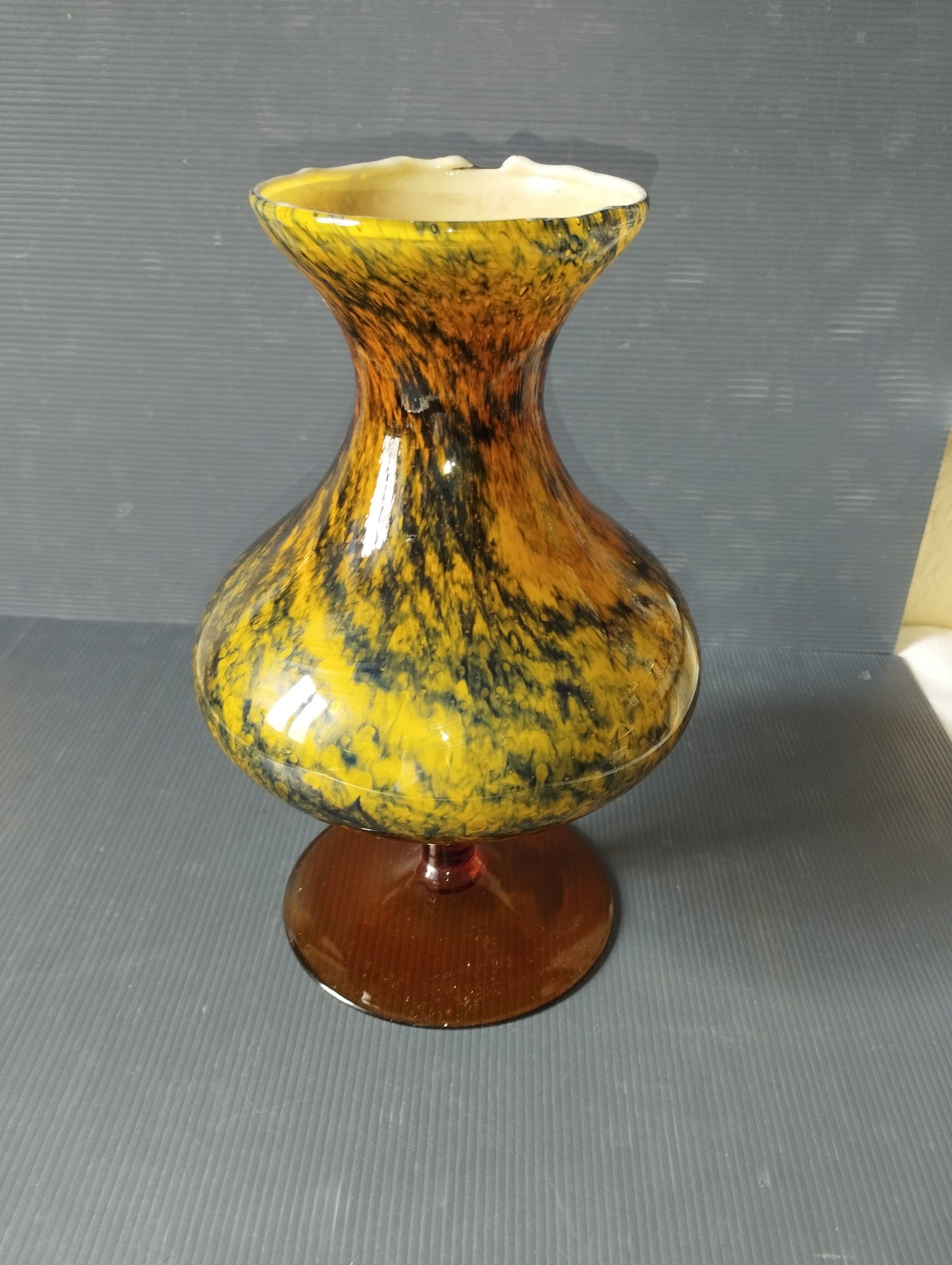 Antique glass vase