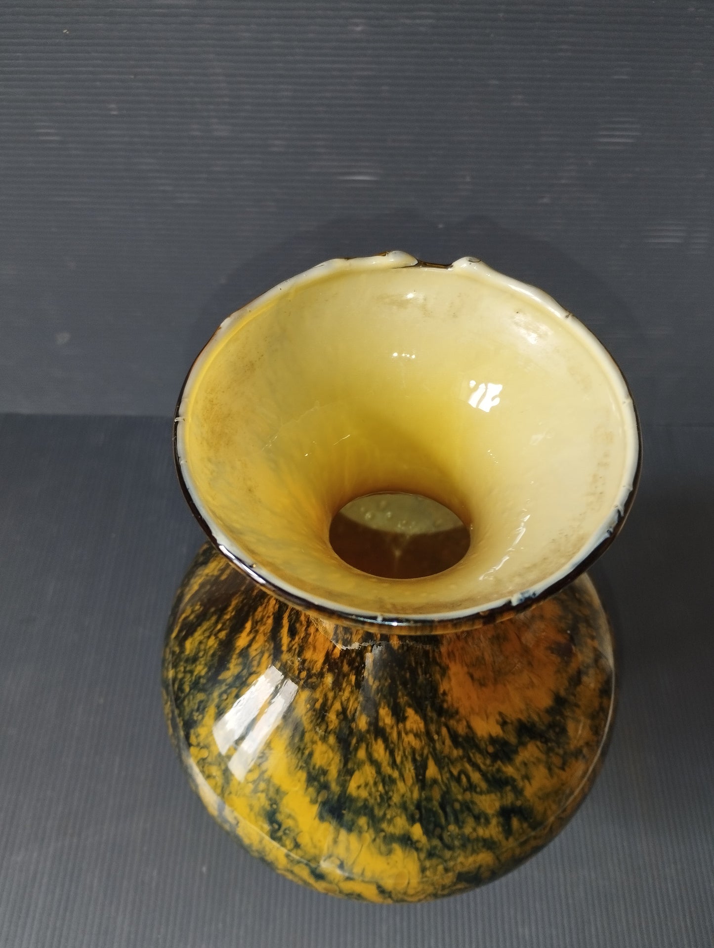 Antique glass vase