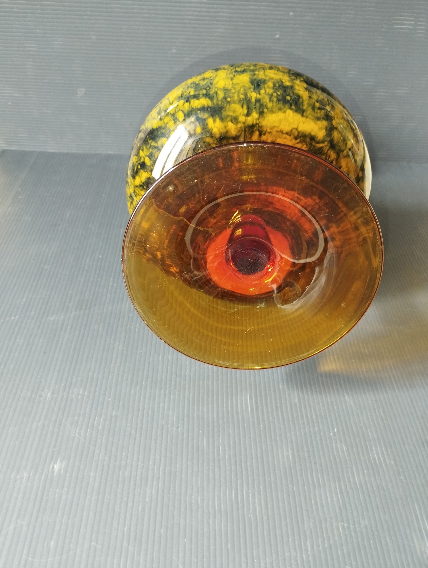 Antique glass vase