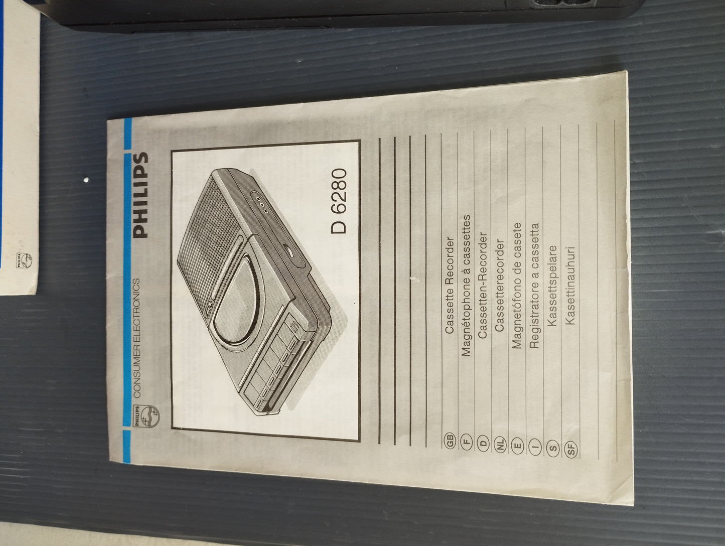 Philips Cassette Recorder D 6280