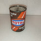 Total Super HD Engine Oil Can
 1/2 Liter
 SAE 20W/20
 70's