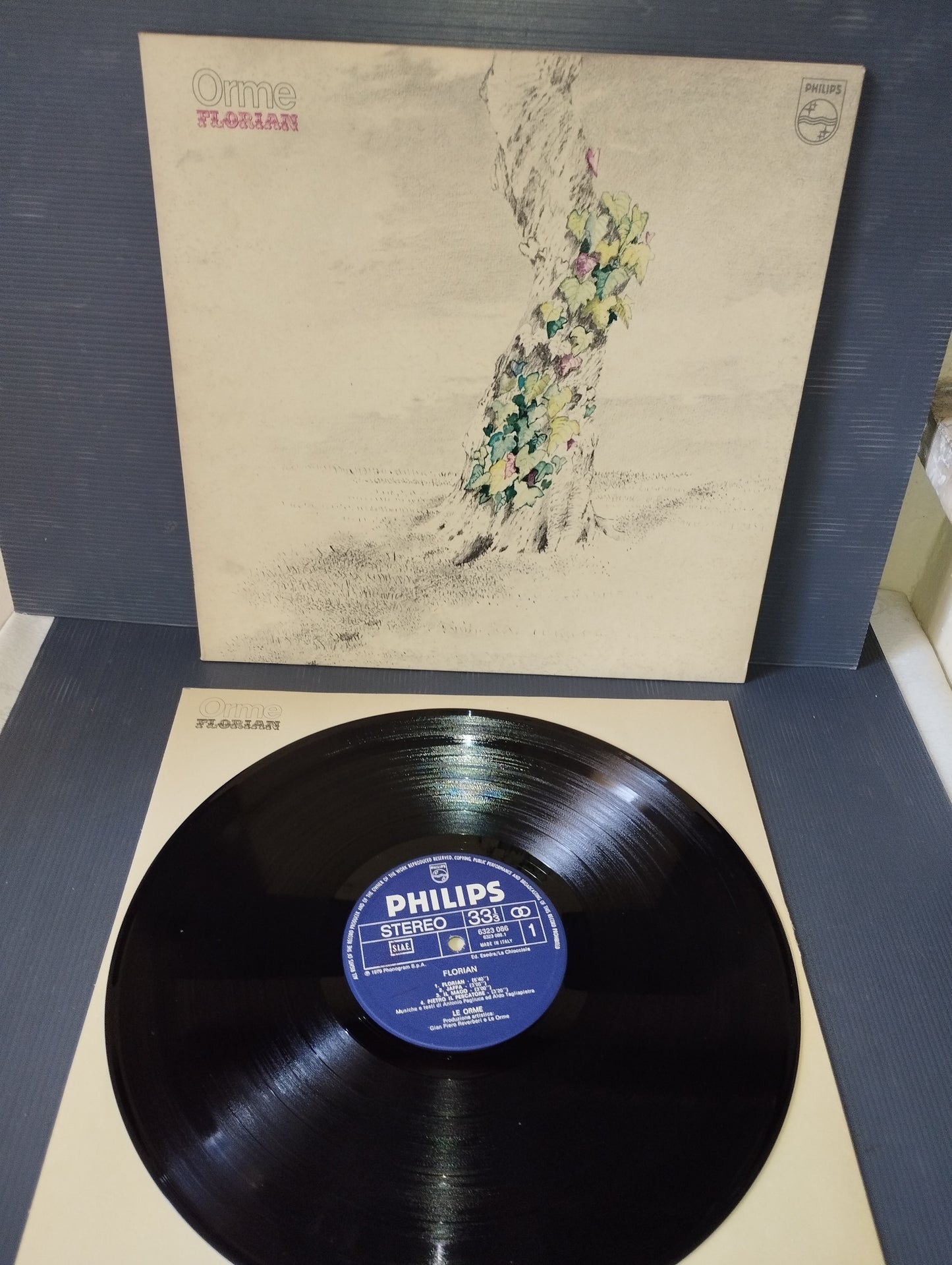 Florian" Le Orme Lp 33 Giri Edito nel 1979 da Philips cod.6323 086