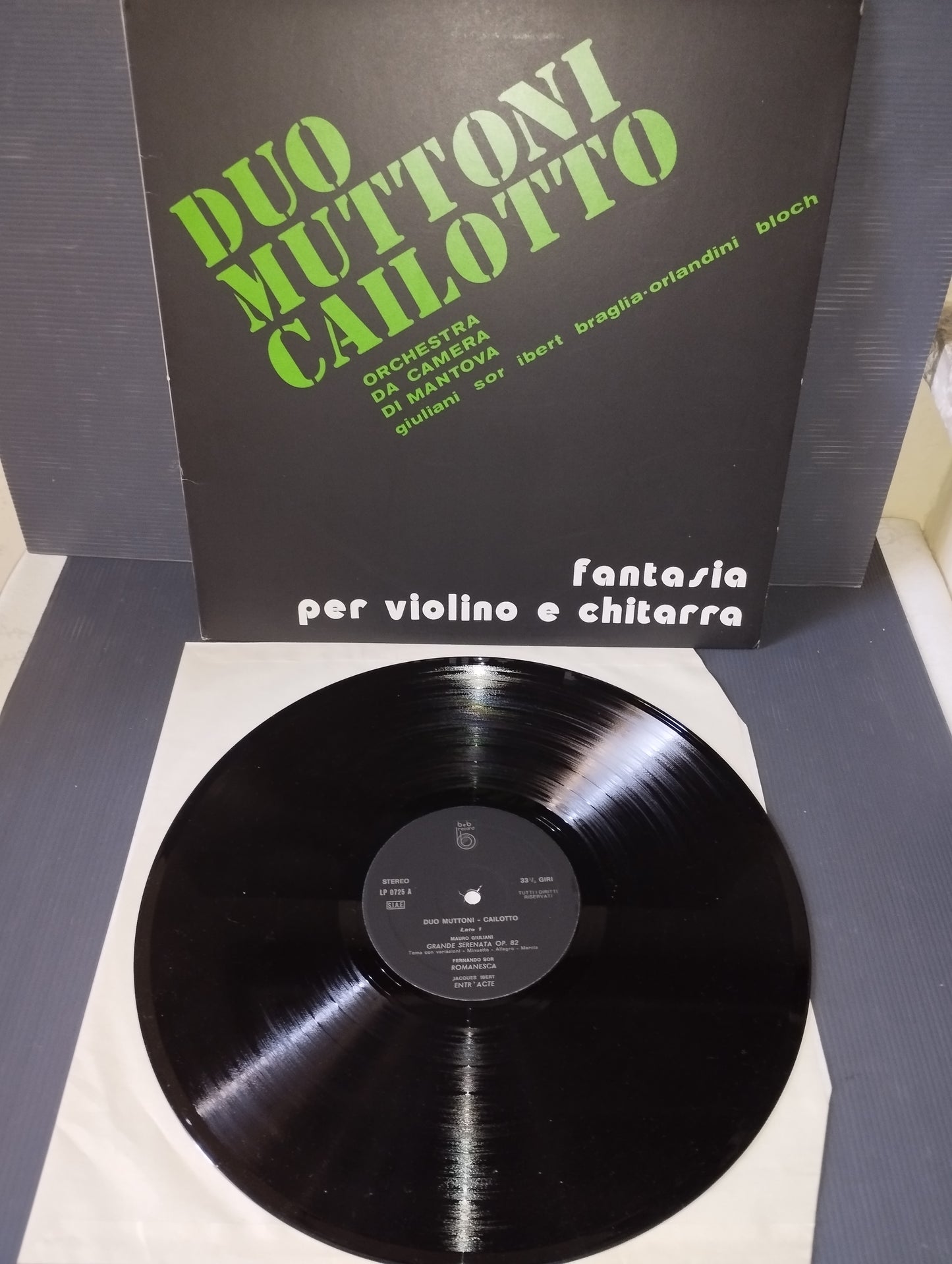 Fantasia per violino e chitarra Duo Muttoni Cailotto LP
33 giri