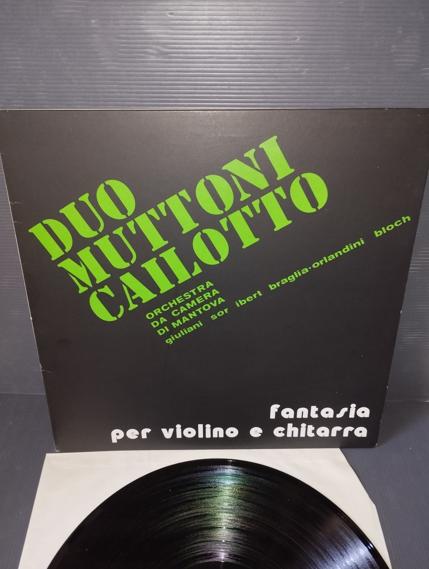 Fantasia per violino e chitarra Duo Muttoni Cailotto LP
33 giri