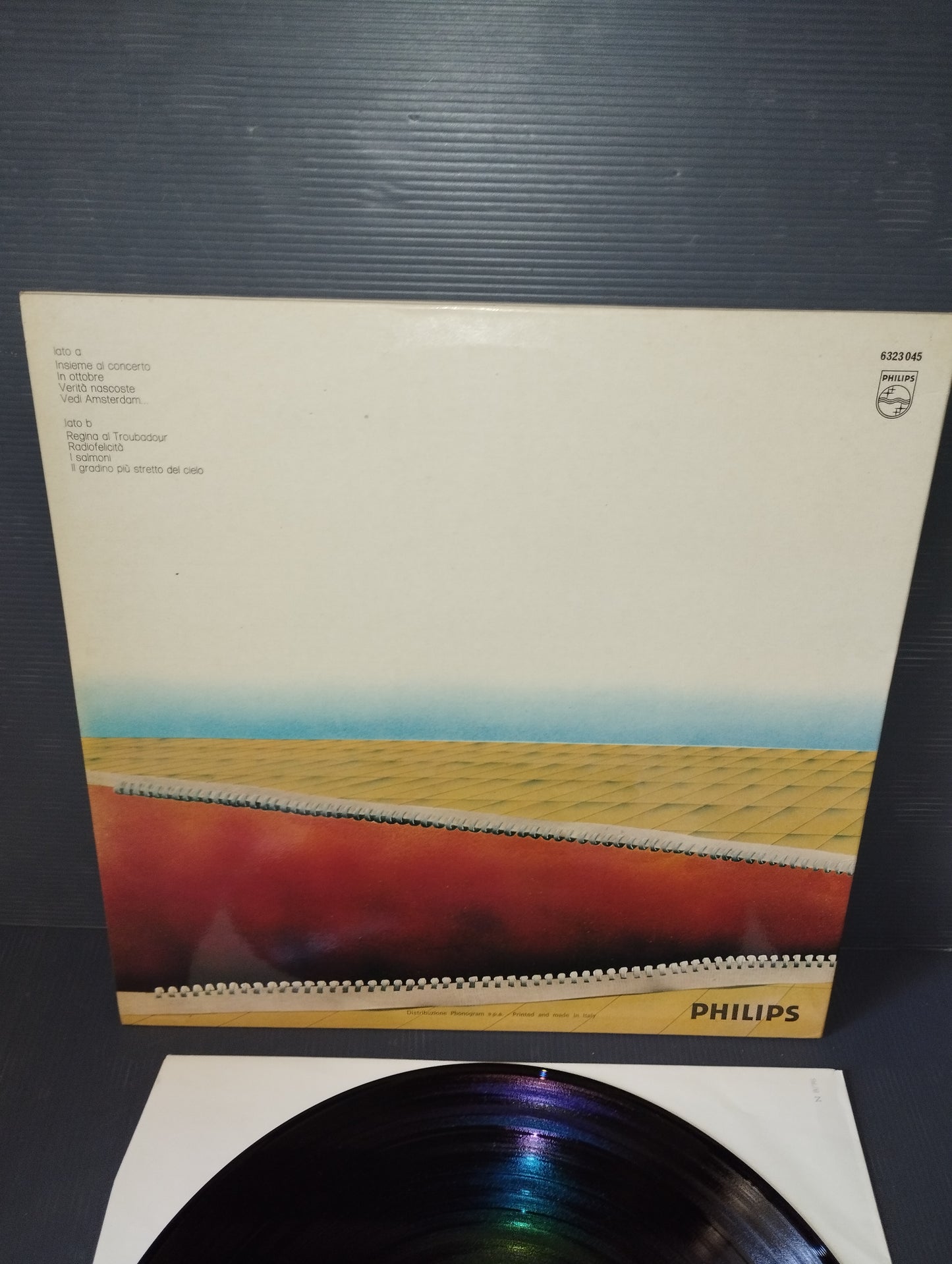Hidden Truths" Le Orme Lp 33 Laps Published in 1976 by Philips code 6323 045