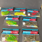 Lot of 7 packs of silicone fishing bait