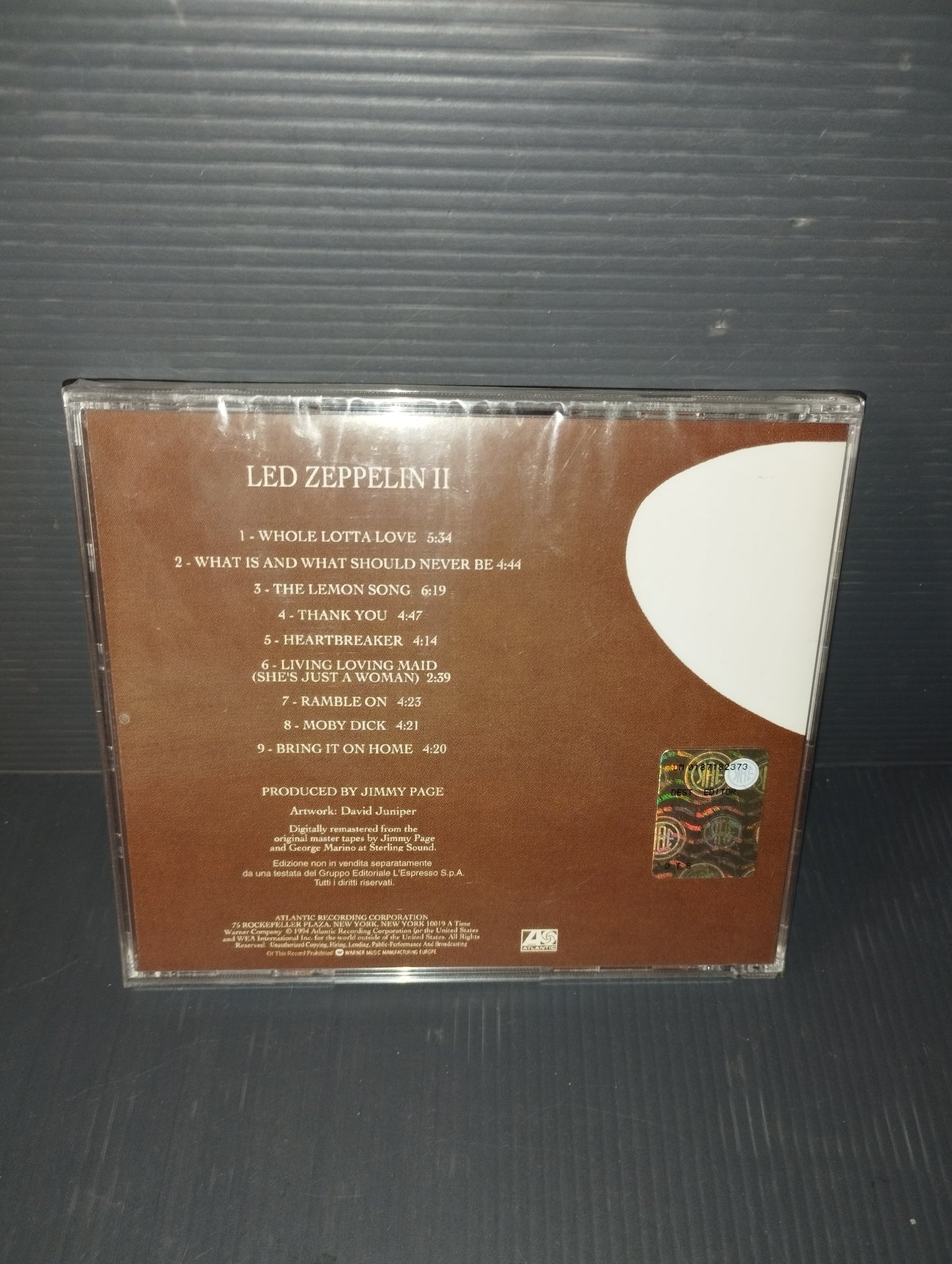 Led Zeppelin II CD Digitally Remastered