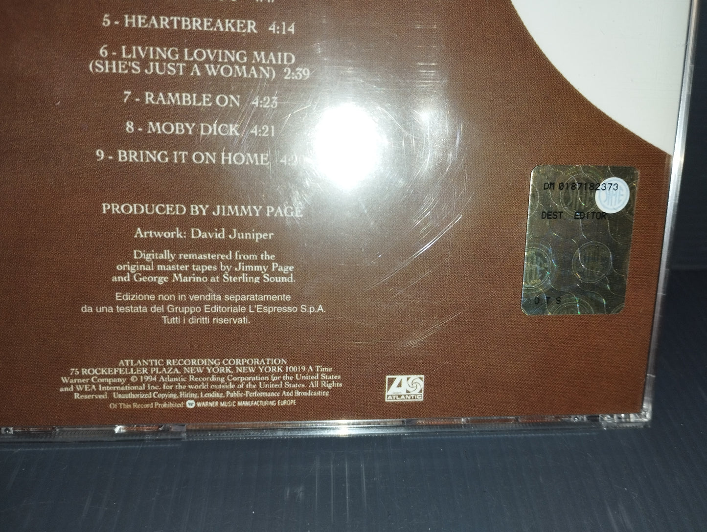 Led Zeppelin II CD Digitally Remastered