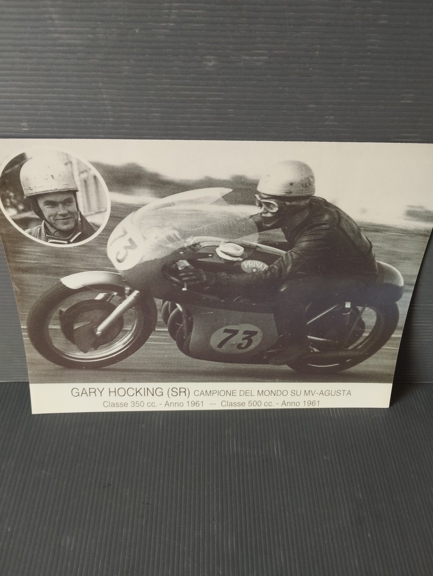 Lot of 5 antique photographs of motorcyclists