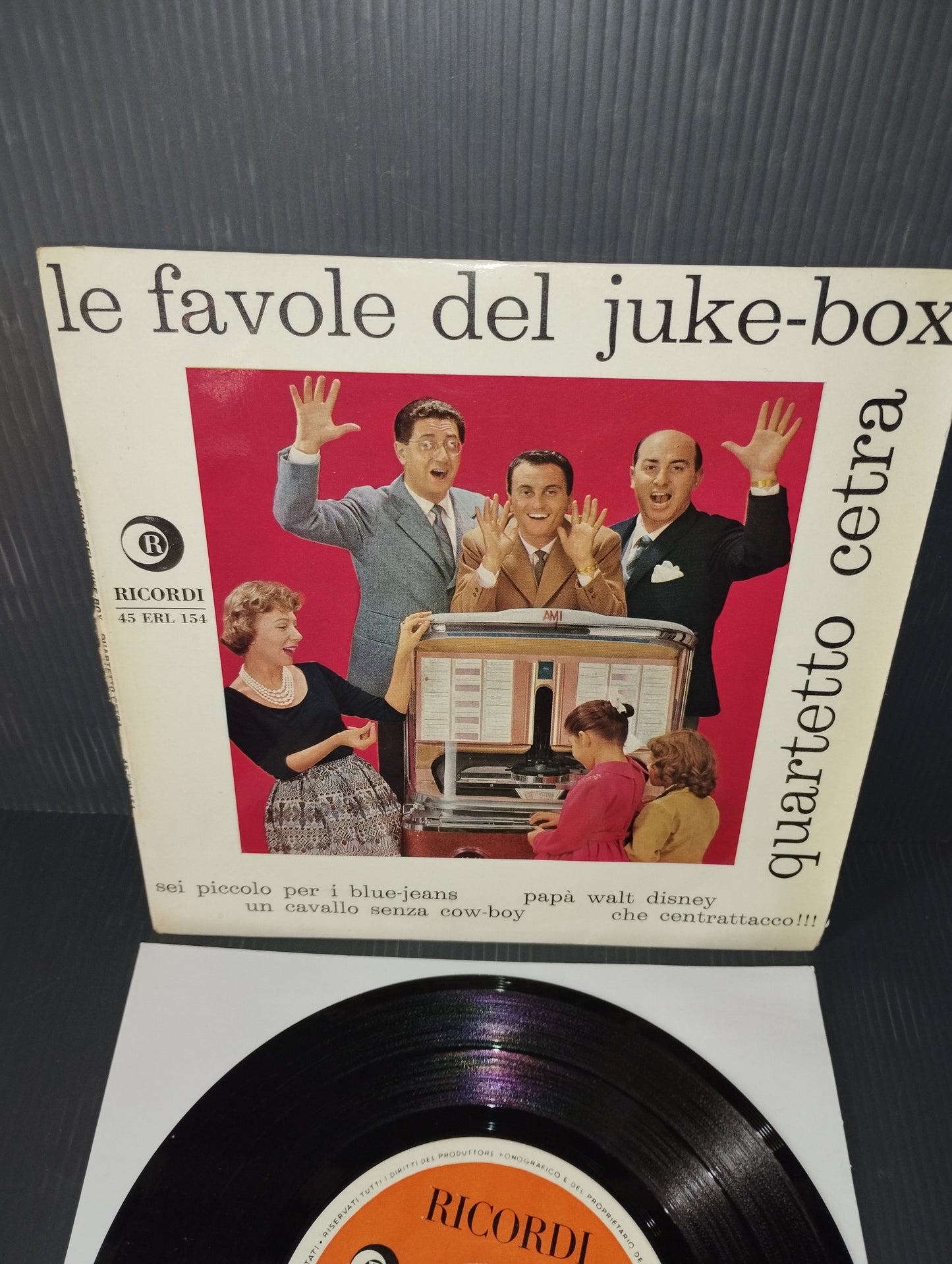 The Tales of the Jukebox" Quartetto Cetra Ep 7"