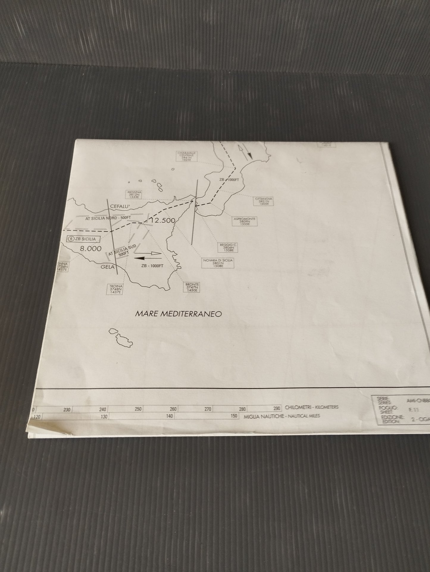 Ciga Aeronautica Militare BBQ Navigation Chart

 Scale 1:500,000