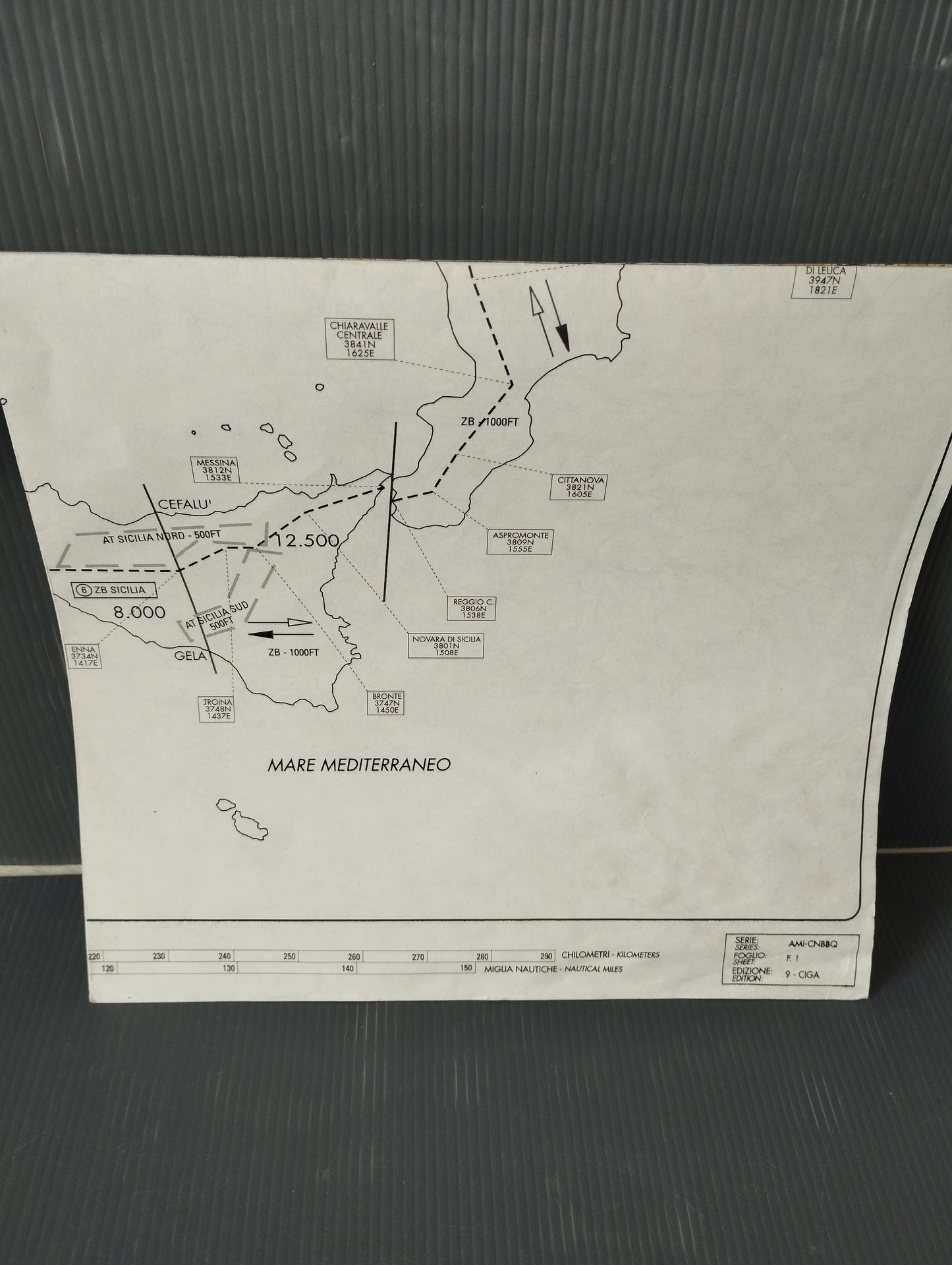 Ciga Aeronautica Militare BBQ Navigation Chart

 Scale 1:500,000