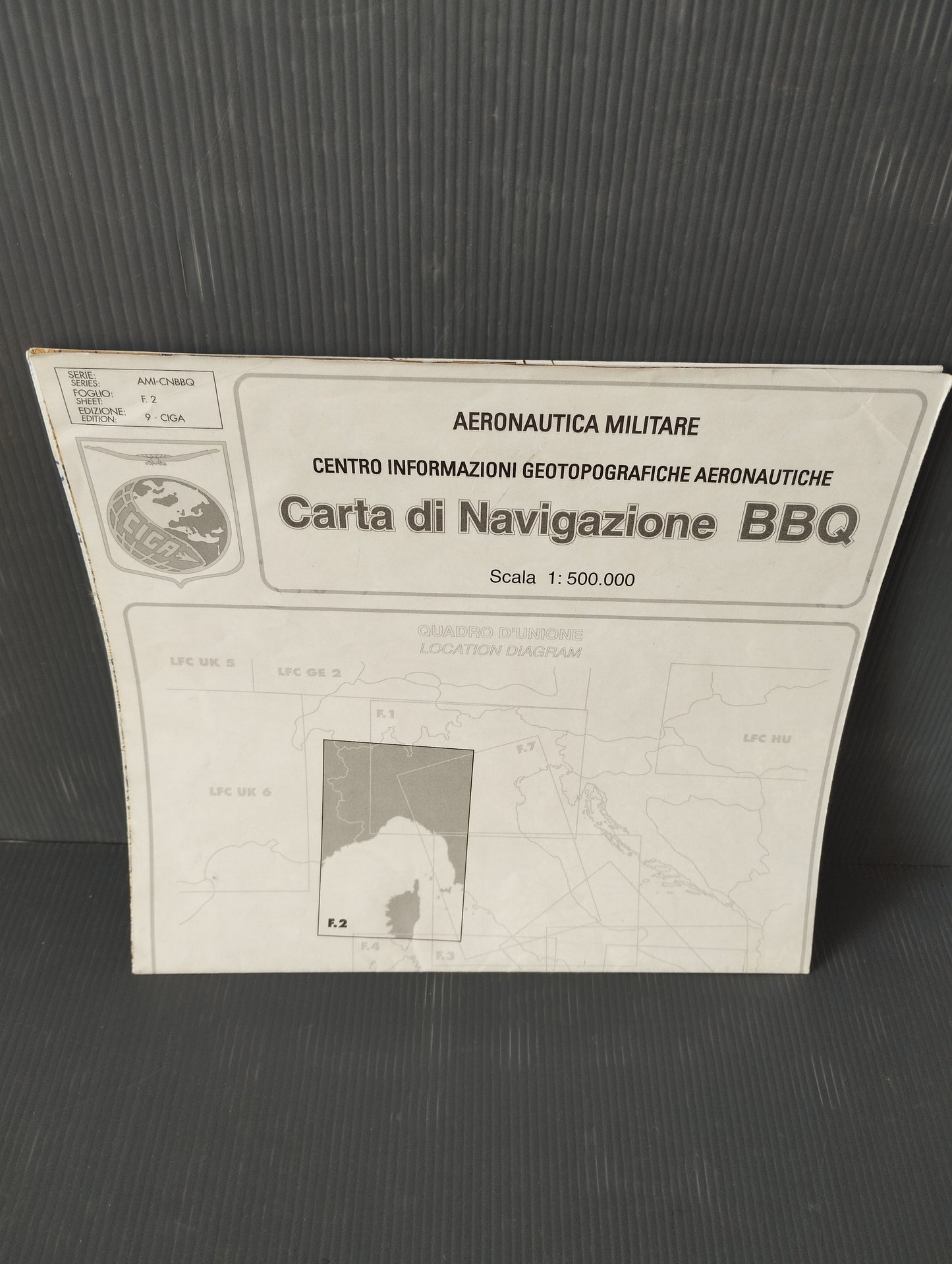 Ciga Aeronautica Militare BBQ Navigation Chart

 Scale 1:500,000