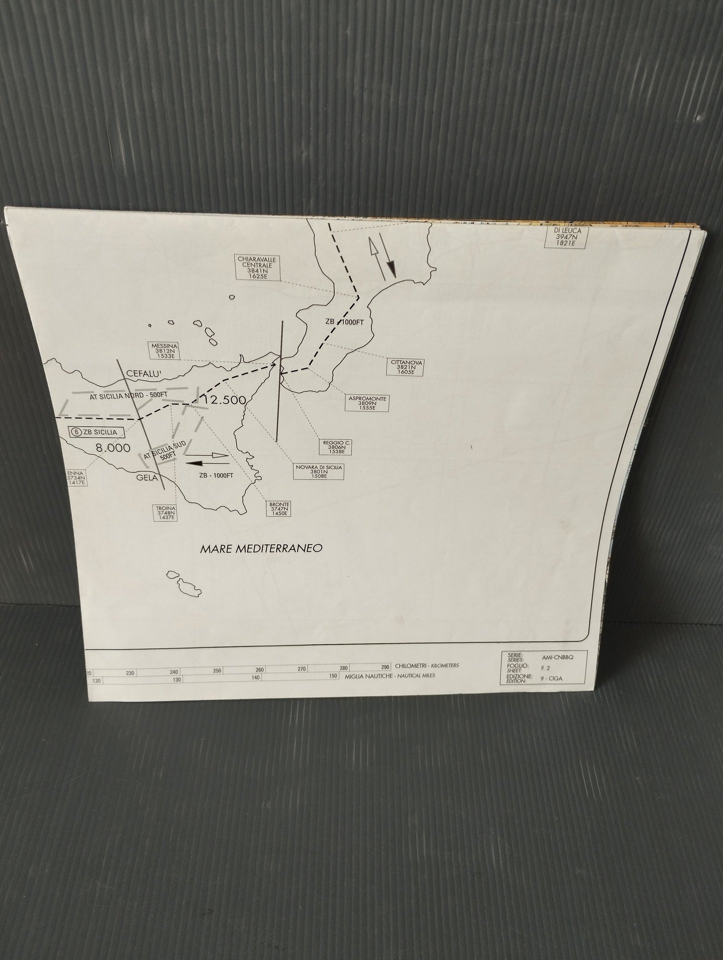 Ciga Aeronautica Militare BBQ Navigation Chart

 Scale 1:500,000