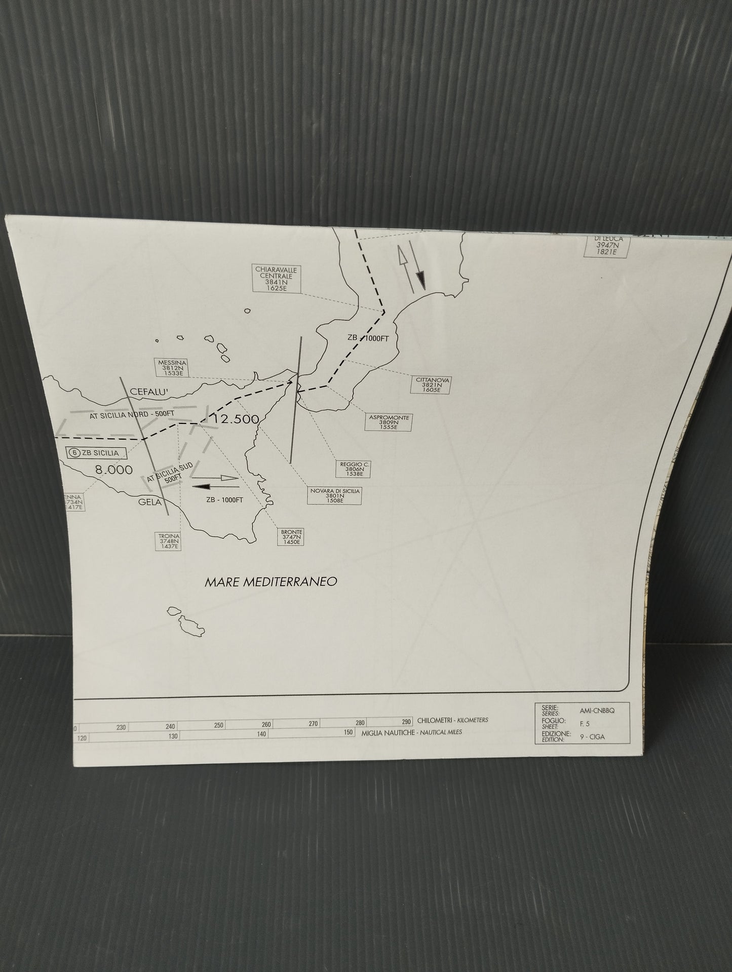 Ciga Aeronautica Militare BBQ Navigation Chart

 Scale 1:500,000