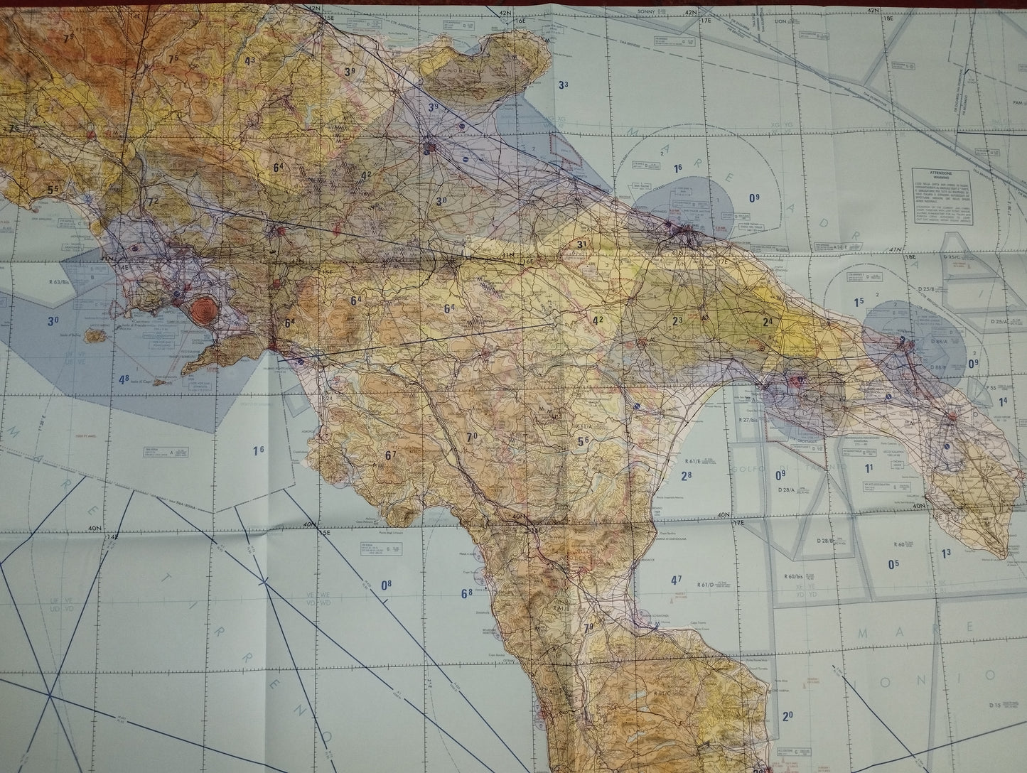 Ciga Aeronautica Militare BBQ Navigation Chart

 Scale 1:500,000