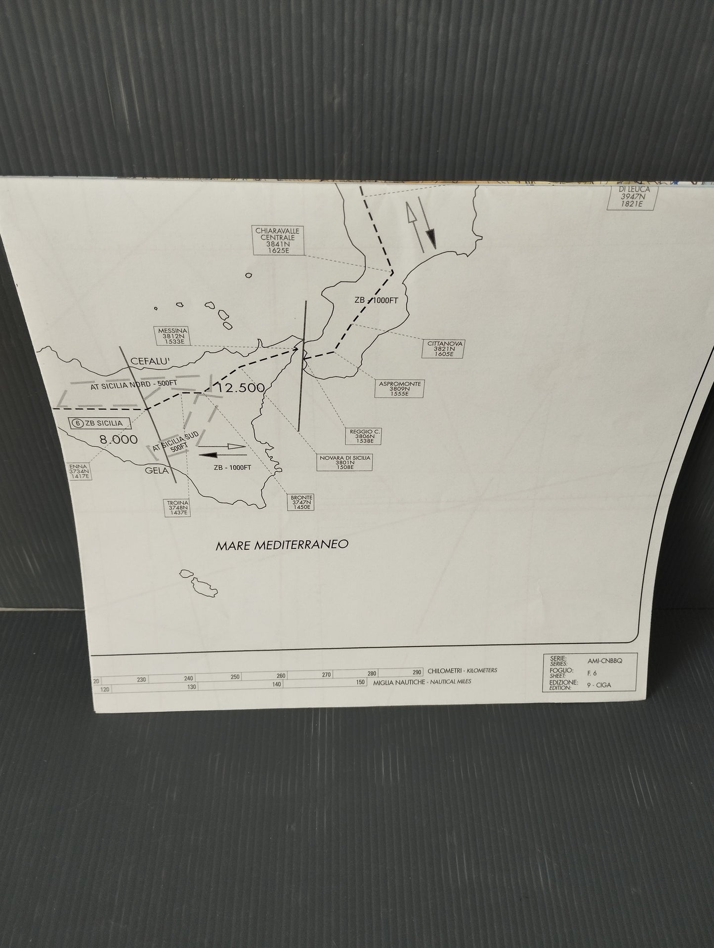 Ciga Aeronautica Militare BBQ Navigation Chart

 Scale 1:500,000