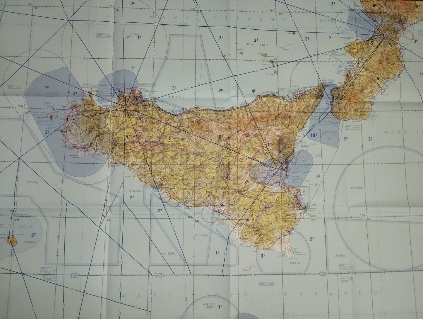 Ciga Aeronautica Militare BBQ Navigation Chart

 Scale 1:500,000