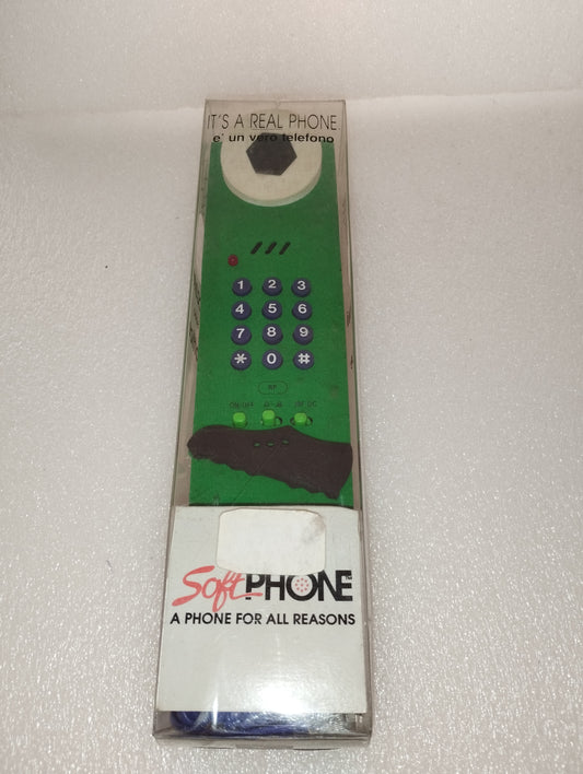 Softphone Master Foam Rubber Telephone from the 90s. Partially working