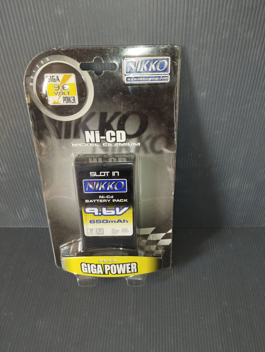 Nikko Batteria 9,6V 650mAh

Pack Giga Power