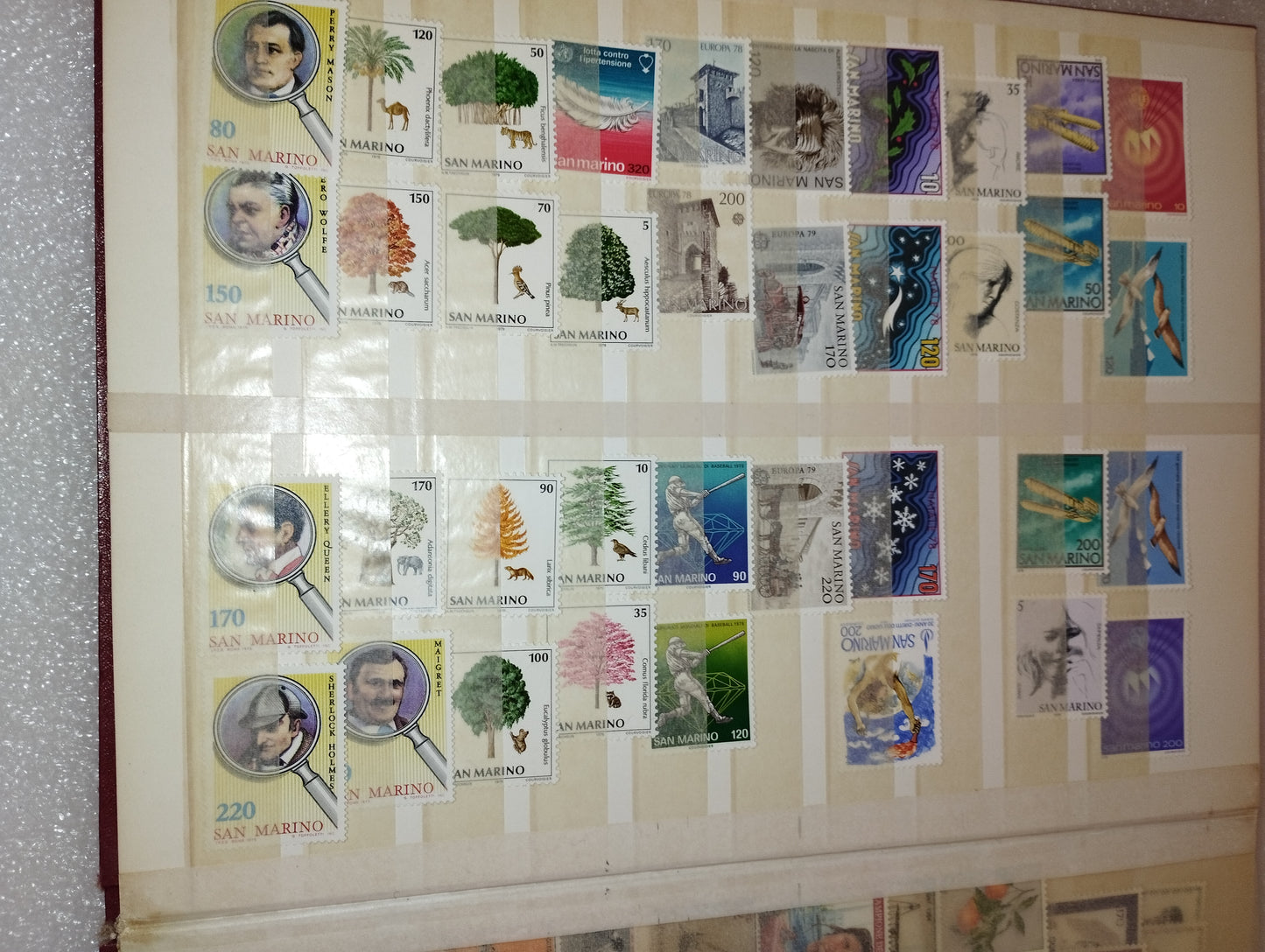 San Marino/Vatican Post stamp collection