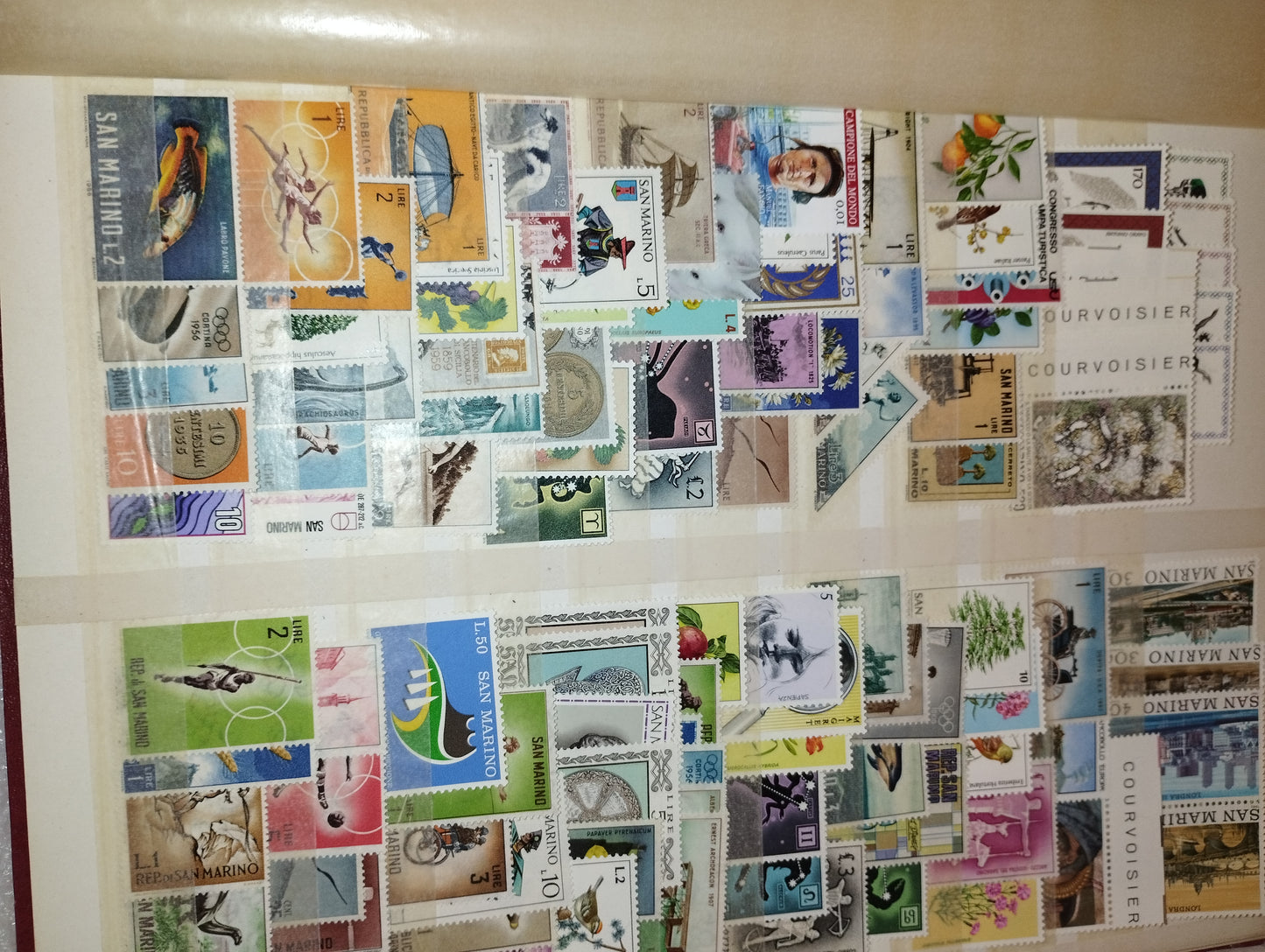 San Marino/Vatican Post stamp collection