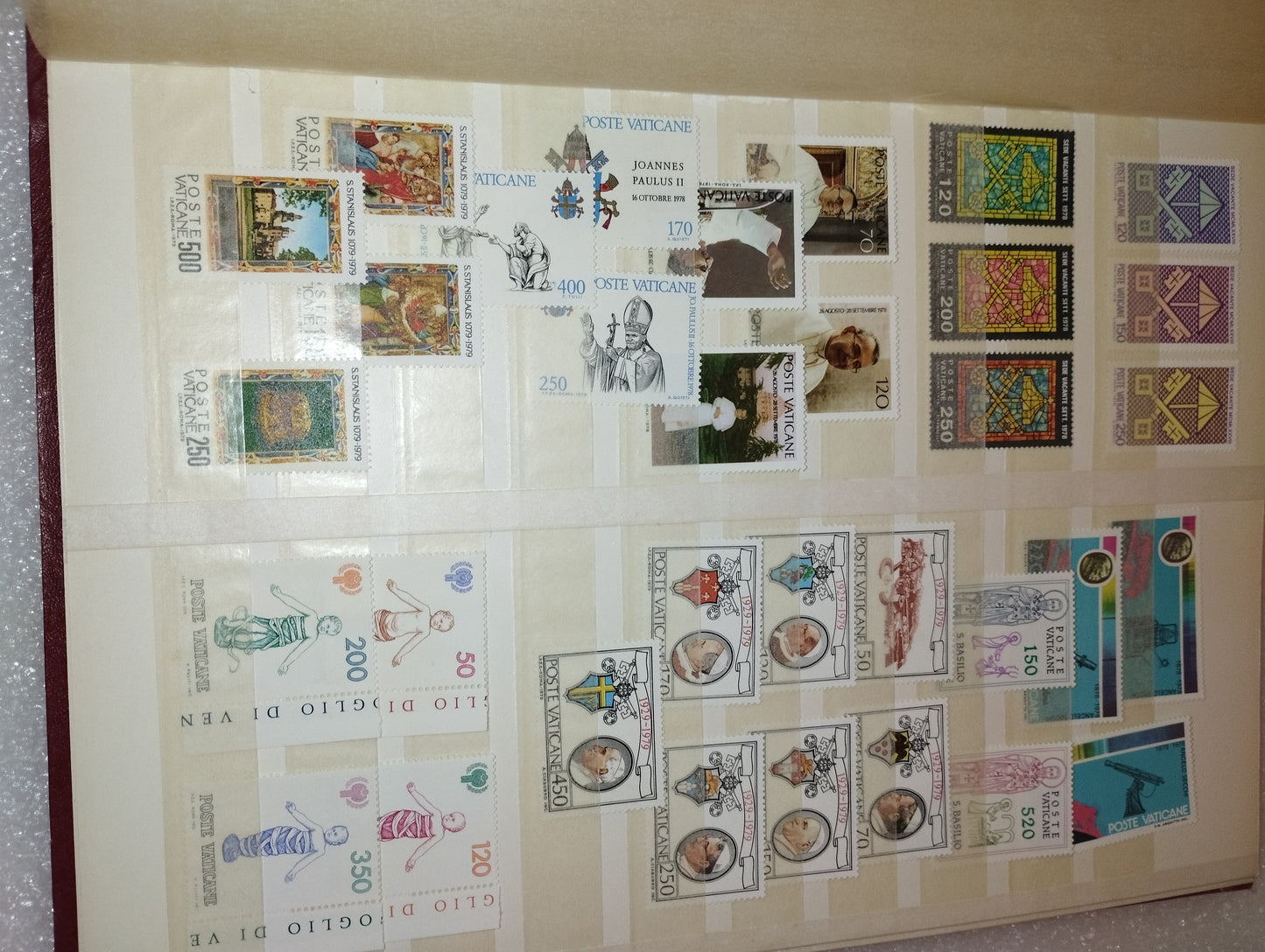 San Marino/Vatican Post stamp collection