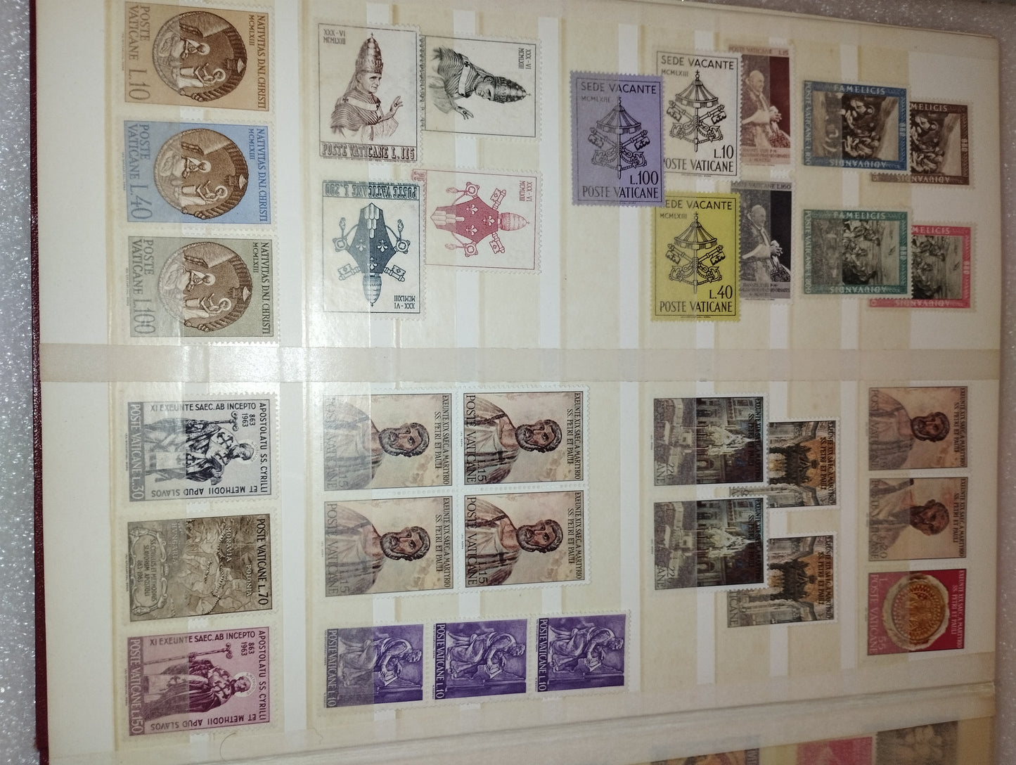 San Marino/Vatican Post stamp collection