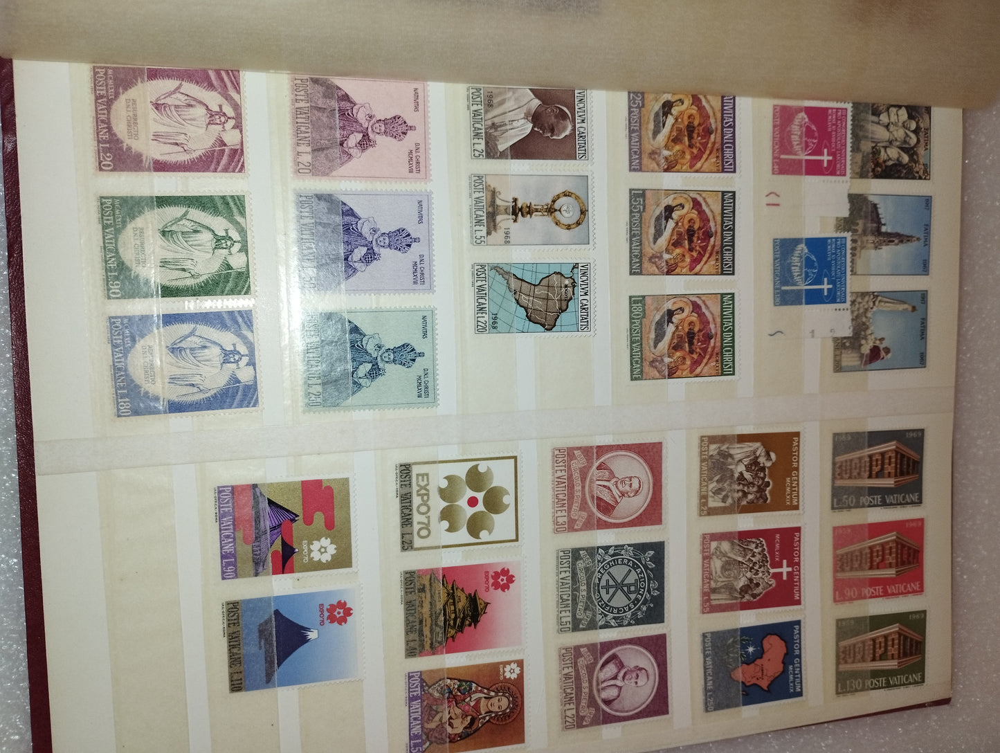 San Marino/Vatican Post stamp collection