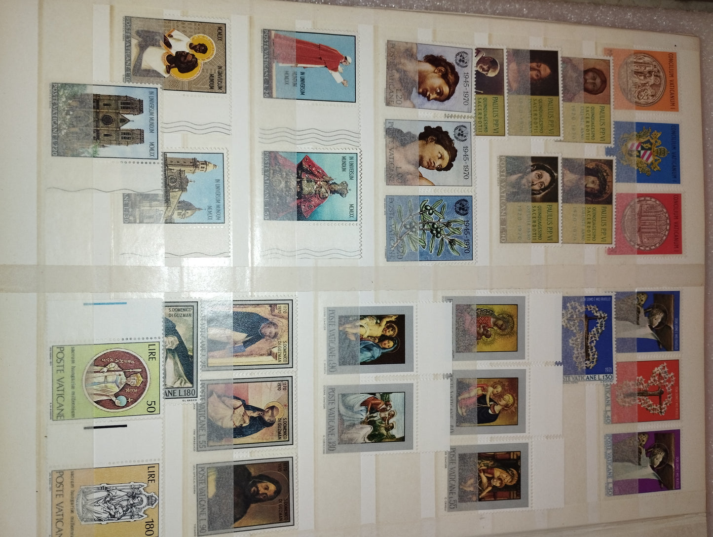 San Marino/Vatican Post stamp collection