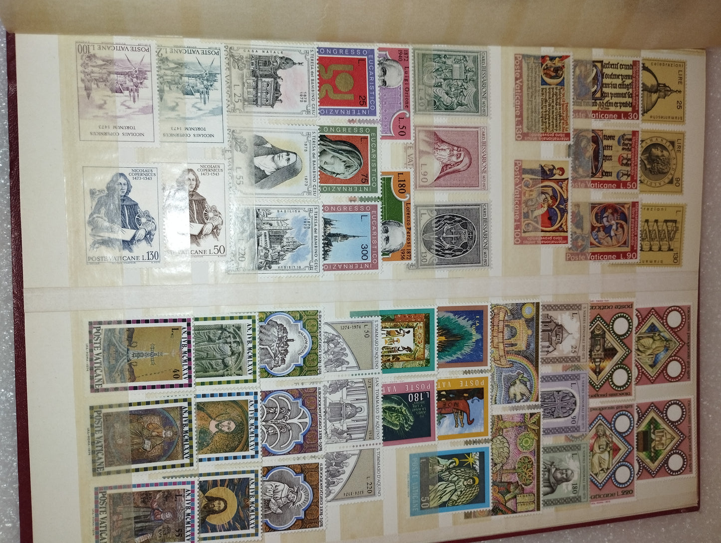 San Marino/Vatican Post stamp collection