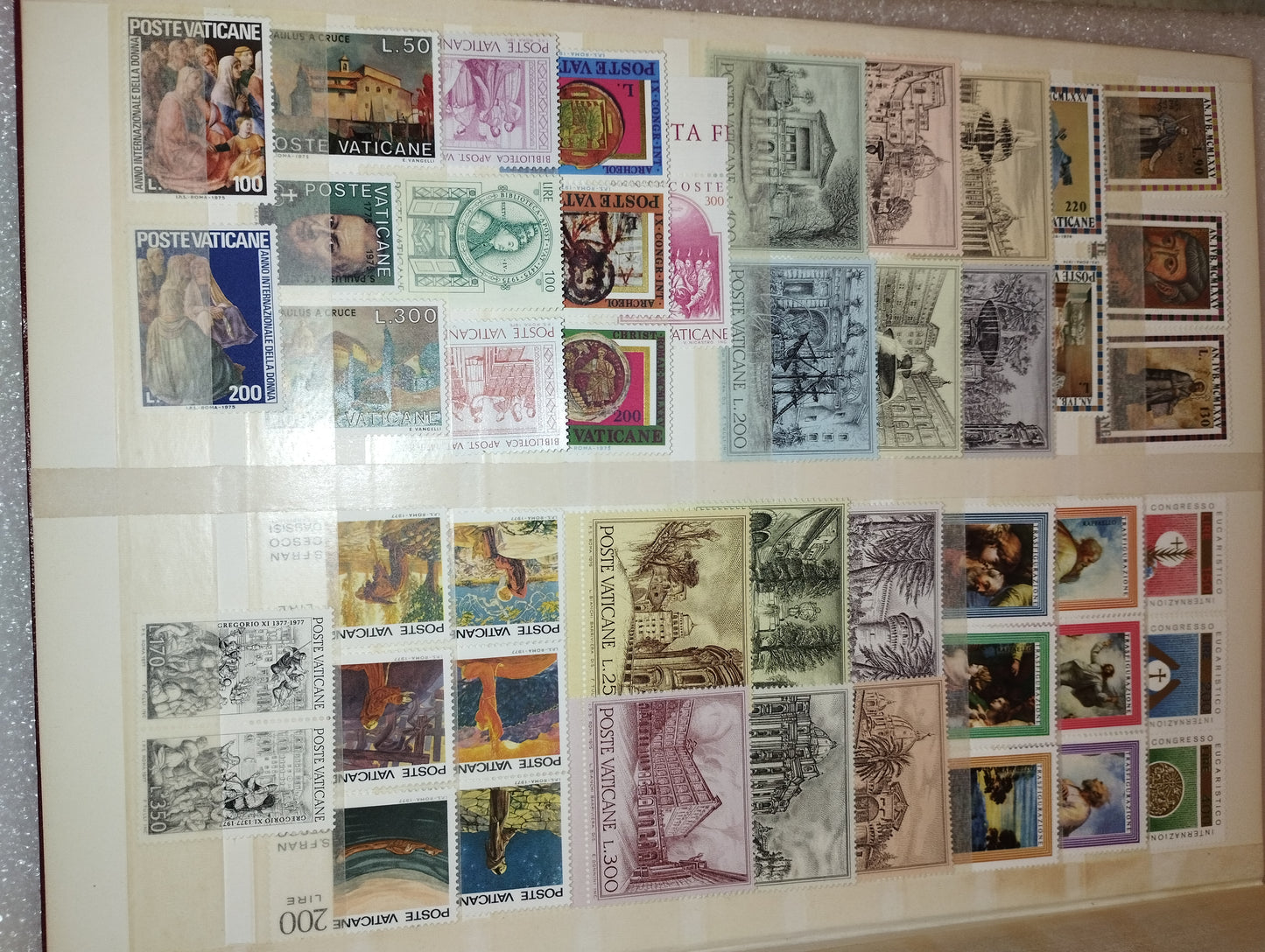 San Marino/Vatican Post stamp collection