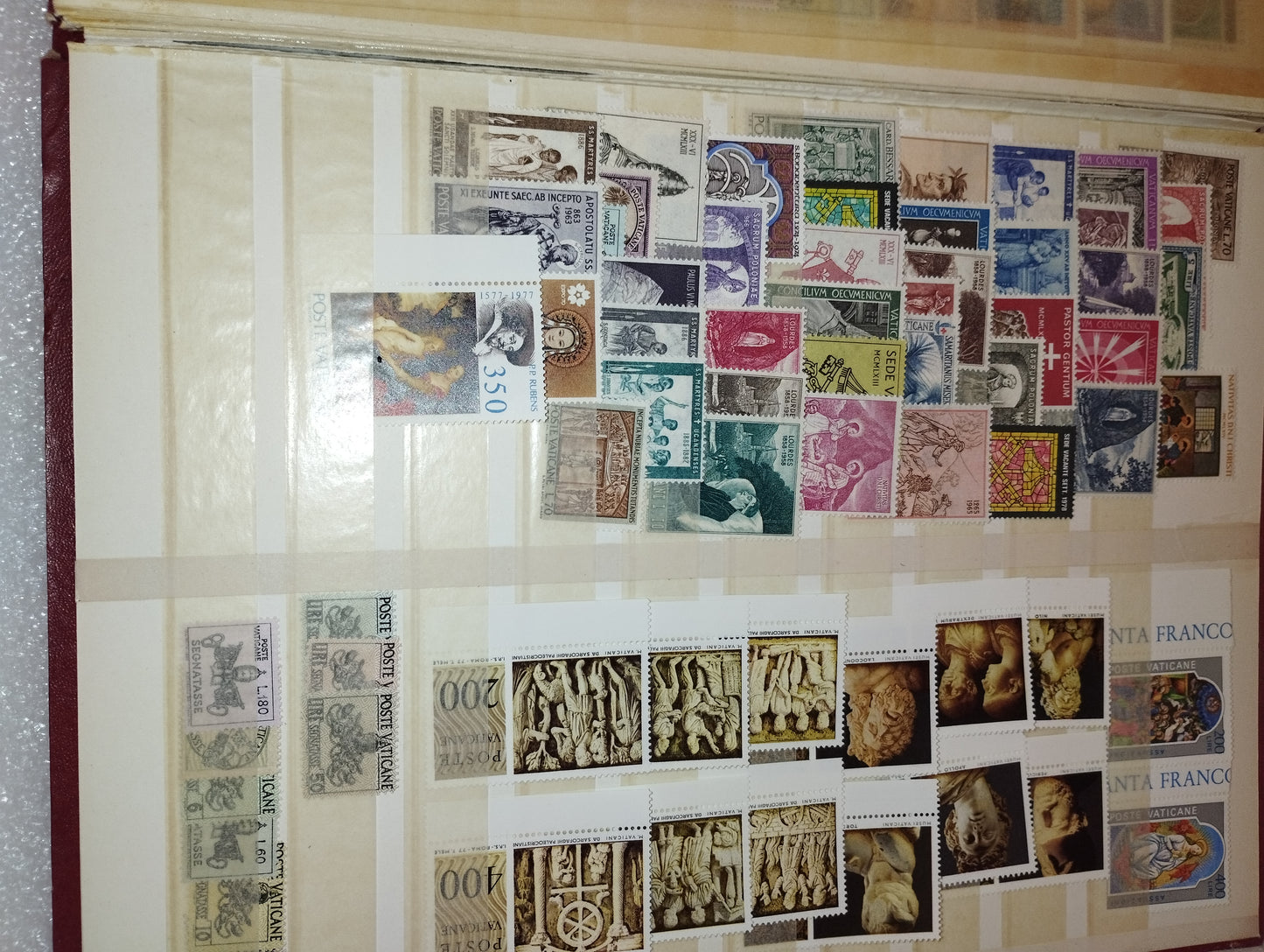 San Marino/Vatican Post stamp collection