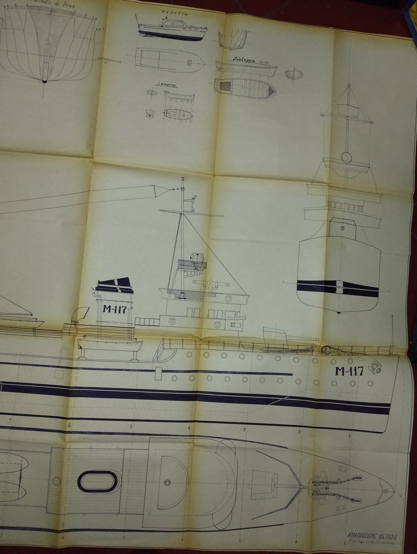 Germanic M-117 Vintage Minesweeper Drawing/Project

 Dimensions approximately 122 x 96 cm