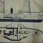 Vintage Sicily Steamer Drawing/Project

 Dimensions approximately 110 x 75 cm