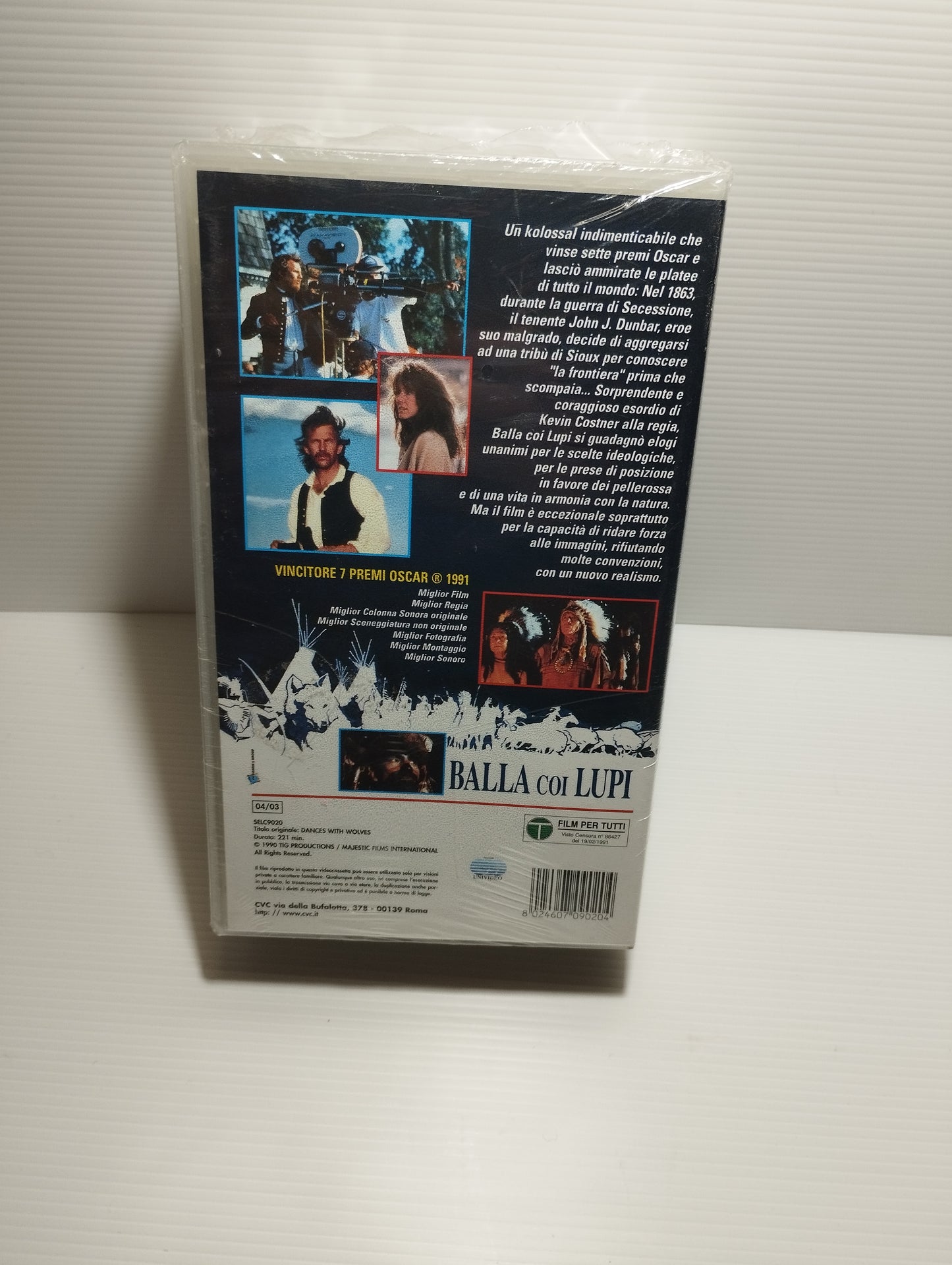 2 VHS Balla coi lupi

Edizione integrale