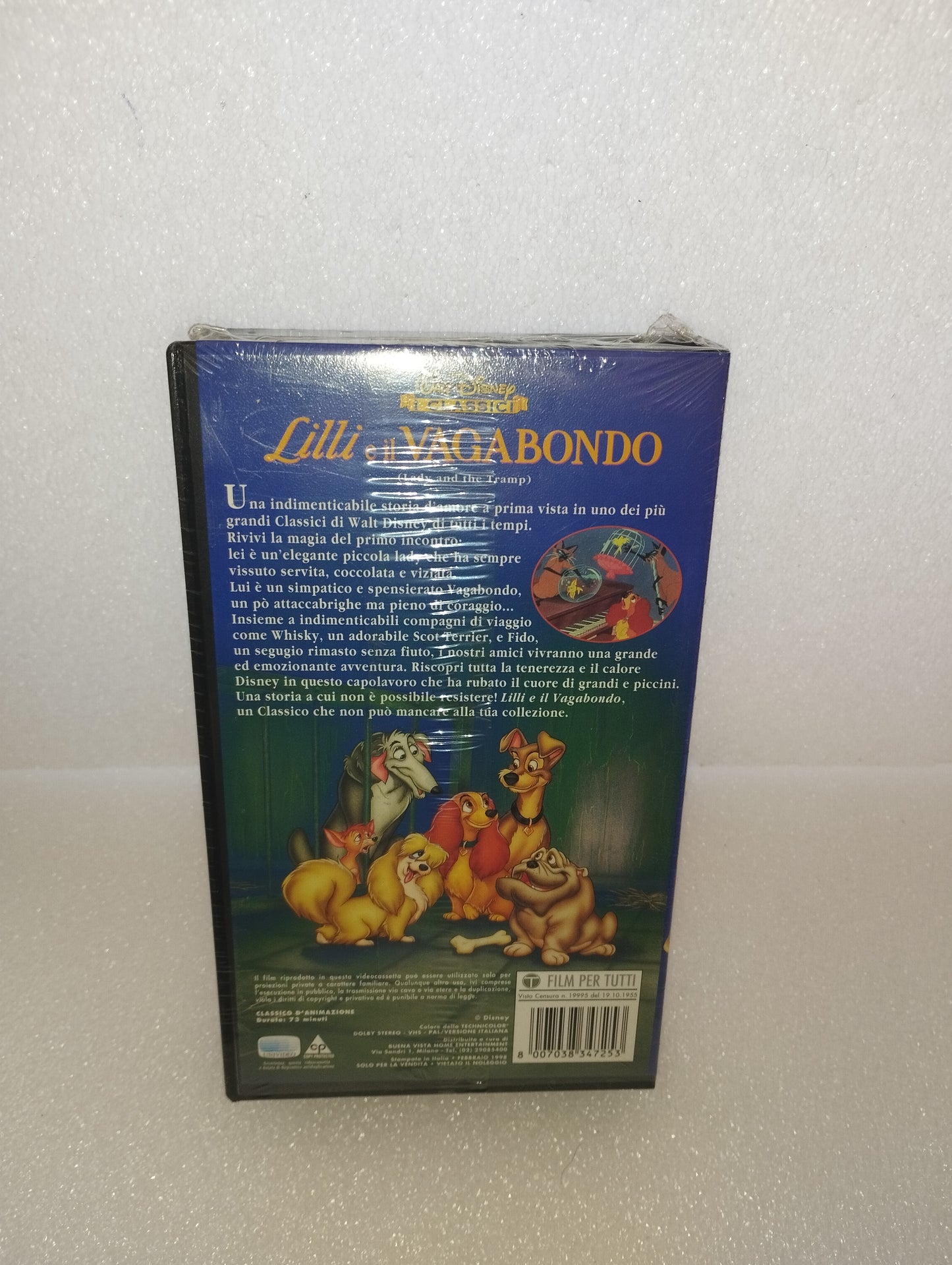 Lady and the Tramp Walt Disney VHS