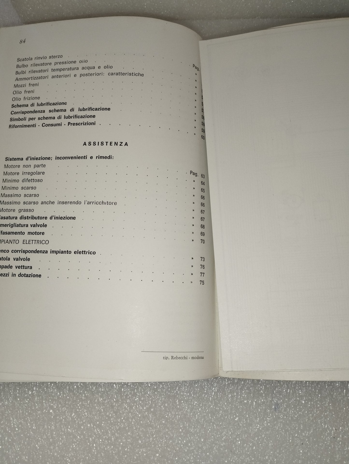 Libretto Uso E Manutenzione Maserati Mistral AM 109

Originale anni 60