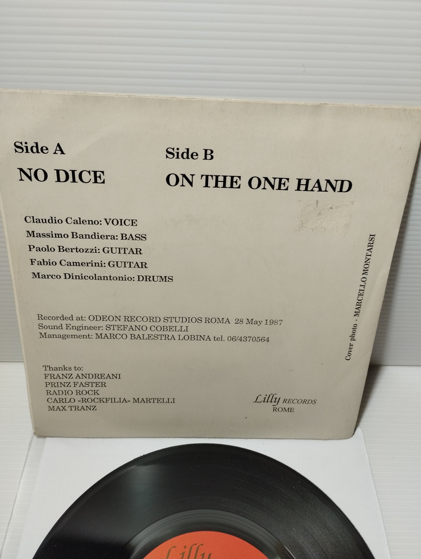 No dice/On the One Hand Fasten Belt 45 RPM