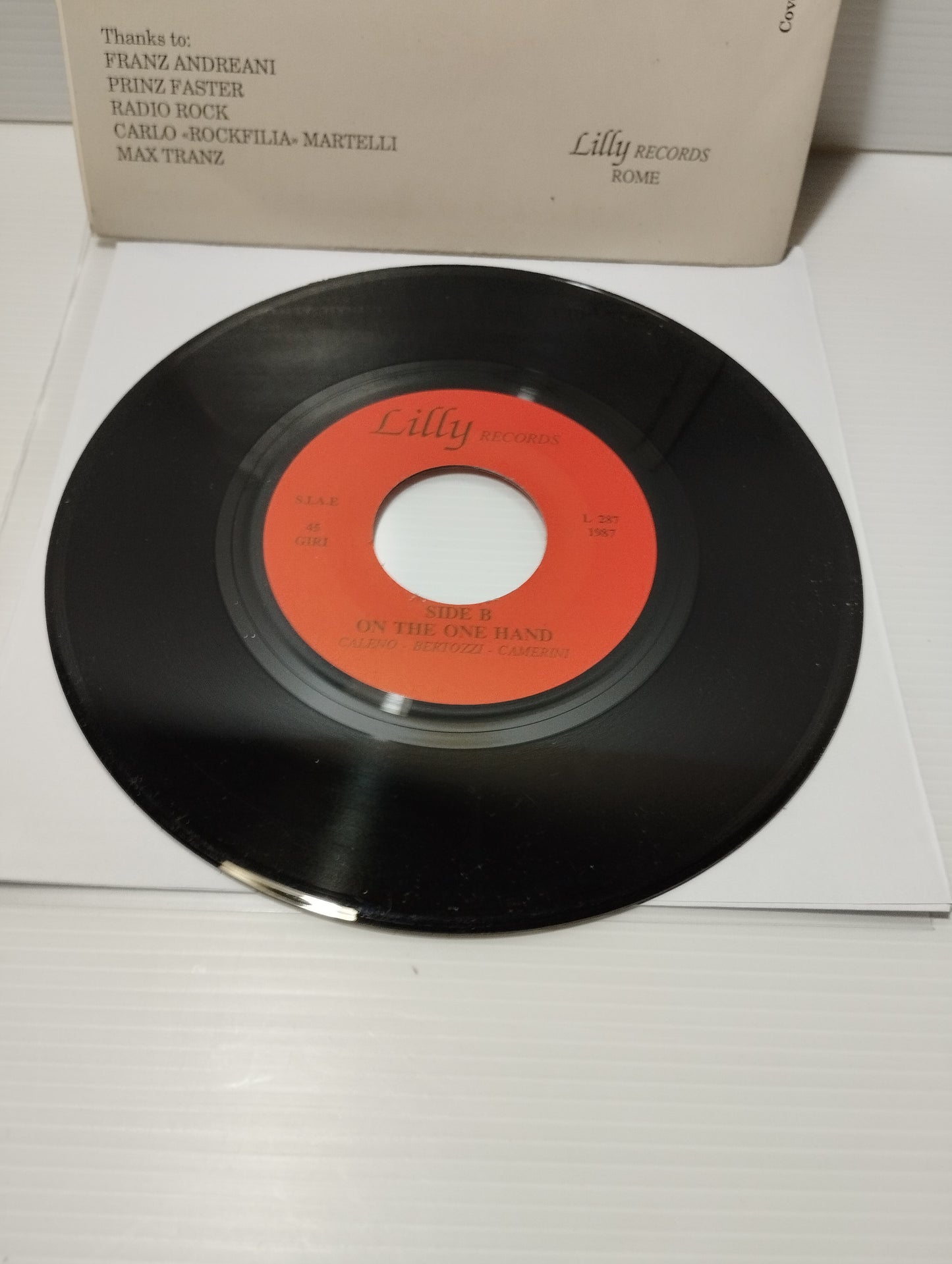 No dice/On the One Hand Fasten Belt 45 RPM