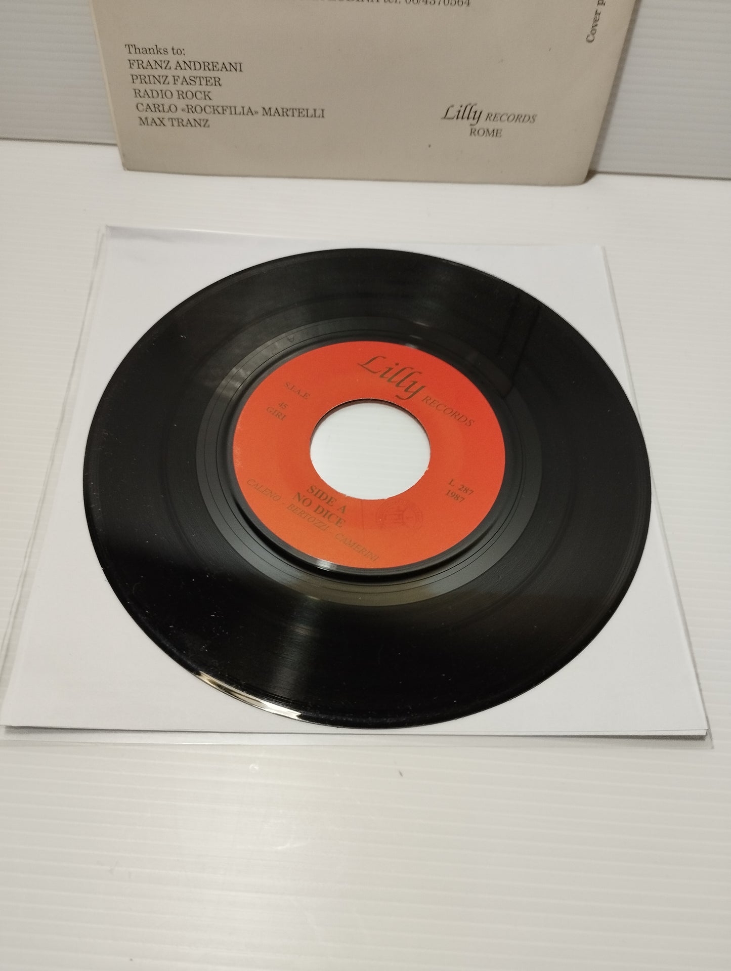 No dice/On the One Hand Fasten Belt 45 RPM