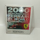 Ferrari Schumacher 2000 F1 World Champions Metal Plate