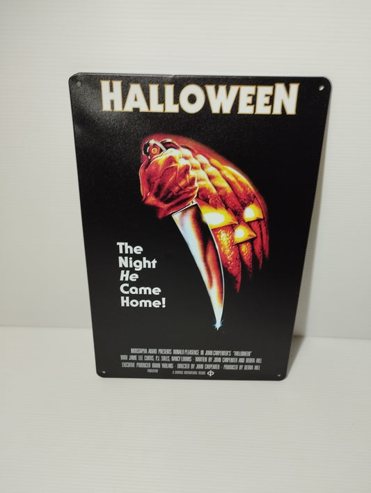 Halloween Film Poster Plaque

 Metal