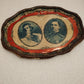 Rare Commemorative Wedding Tray Prince Umberto II / Maria Josè

 Original from the 1930s